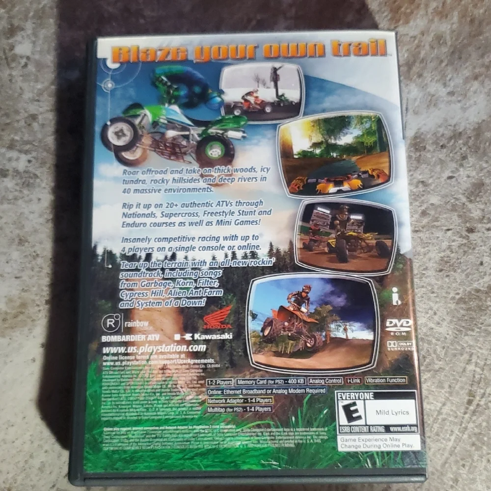Sony PlayStation 2 ATV Offroad Fury 2